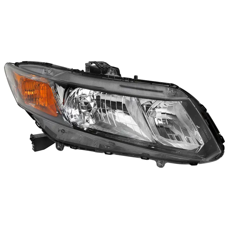 Spec-D 12-15 Honda Civic Passenger Headlight Black Replacement 1