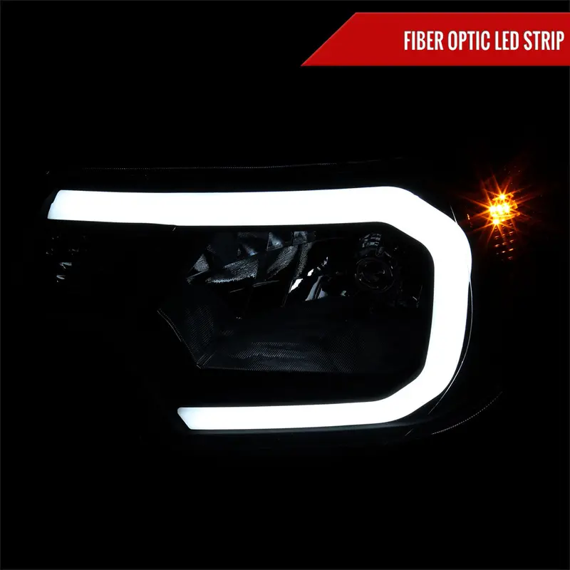 Spec-D 12-15 Tacoma Bar Oe Style With Chrome/Smoked Headlights 2