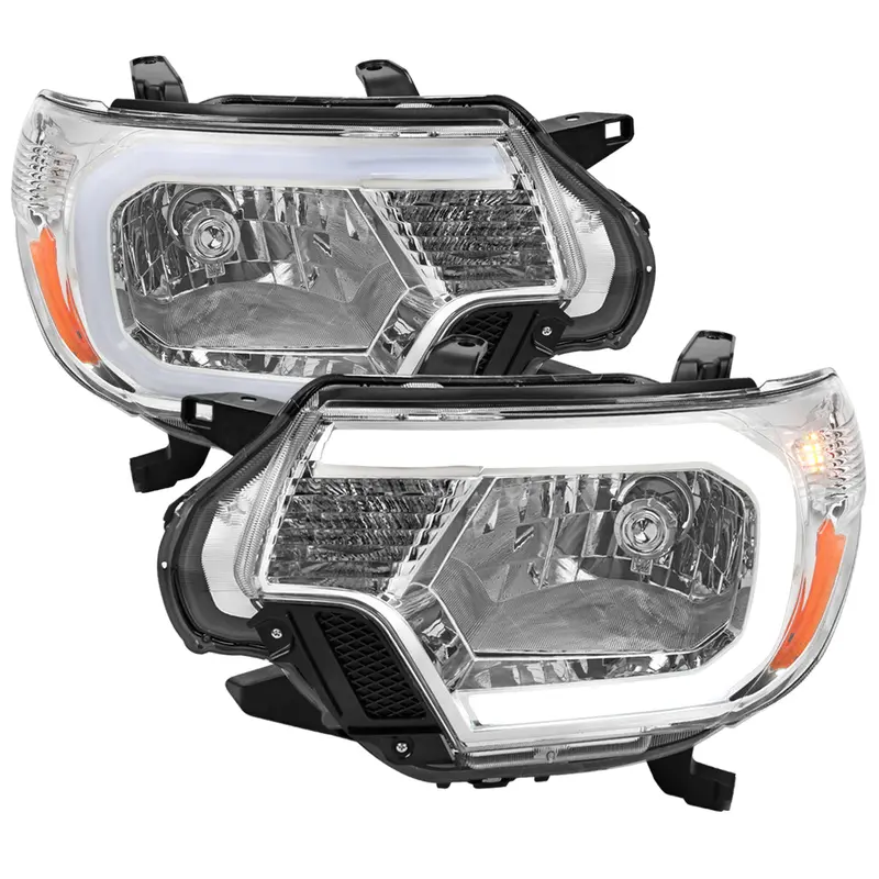 Spec-D 12-15 Tacoma Bar Oem Style With Headlights Chrome 1