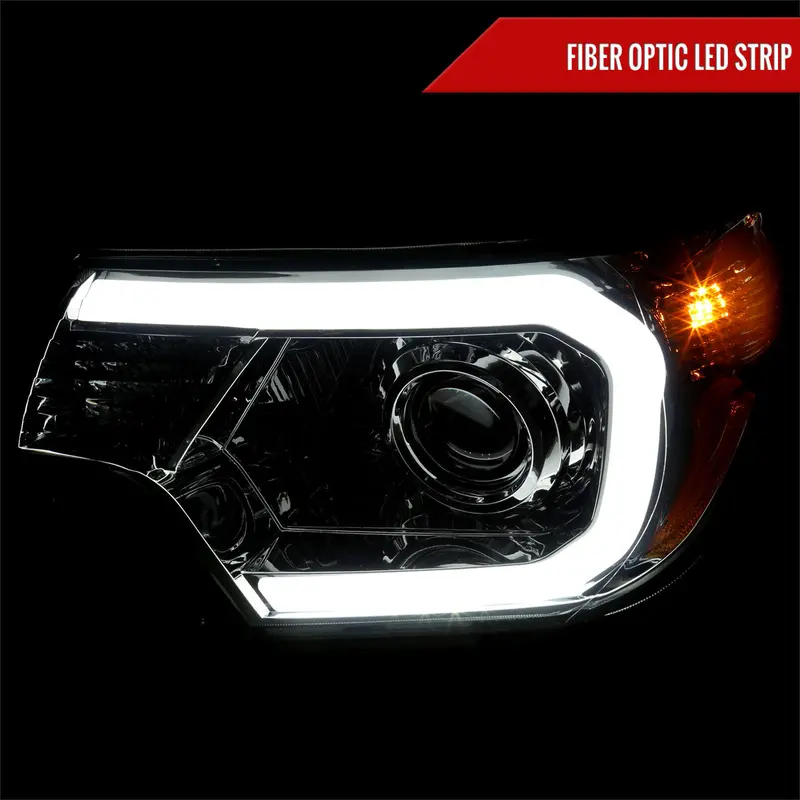 Spec-D 12-15 Tacoma Projector Headlights Parking Light Chrome/Smoked 2