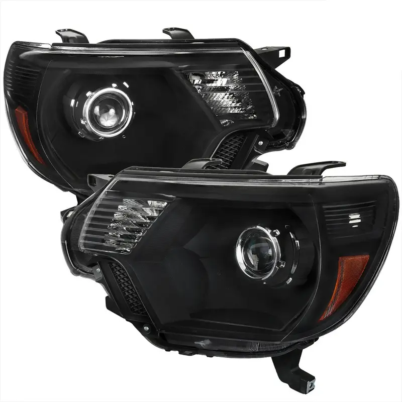 Spec-D 12-15 Tacoma Retrofit Projector Headlights Black 1