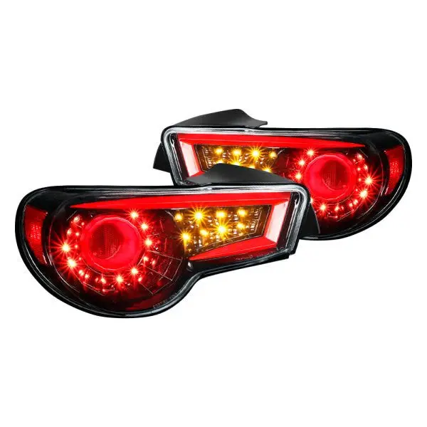Spec-D 12-16 Scion Fr-S Brz 86 Sequential Led Tail Lights Clear 1