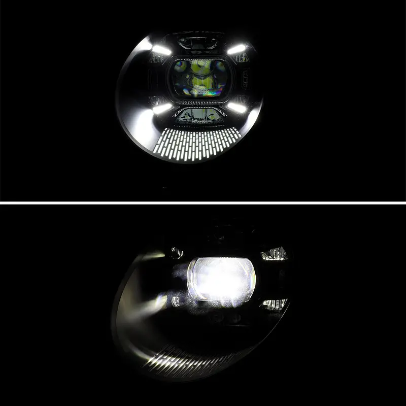 Spec-D 12-2018 Porsche 911 991 Led Projector Headlights Black 2