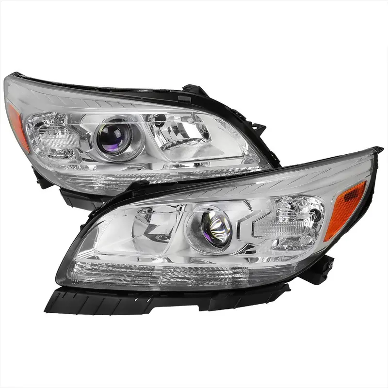 Spec-D 13-15 Malibu Oem Style Projector Headlights Chrome 1