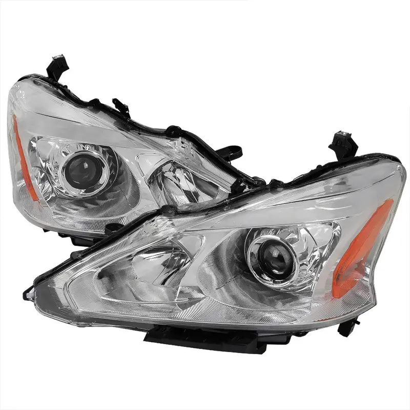 Spec-D 13-15 Nissan Altima Sedan Projector Headlights Chrome 1