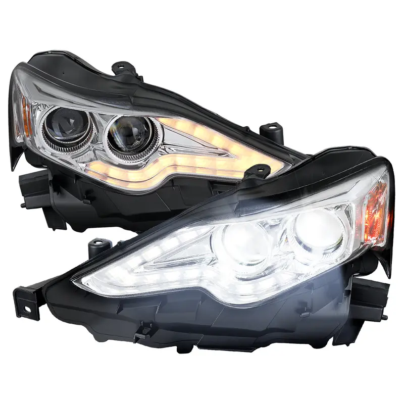 Spec-D 14-15 Lexus Is250 Is350 Headlights Projector Chrome 1