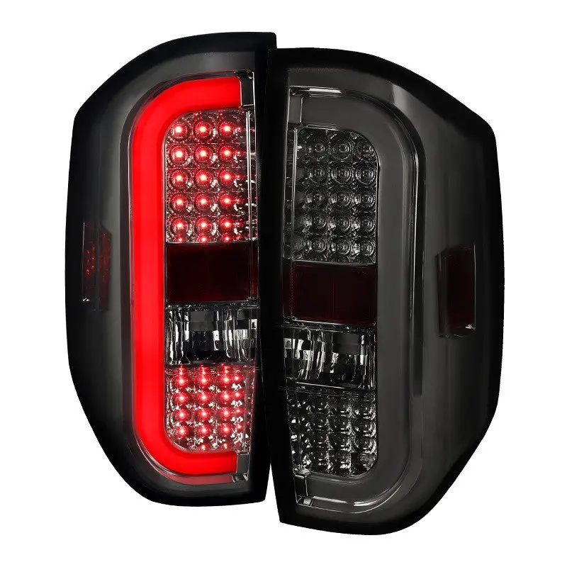 Spec-D 14-18 Toyota Tundra Led Seq Tail Lights Smoked 1