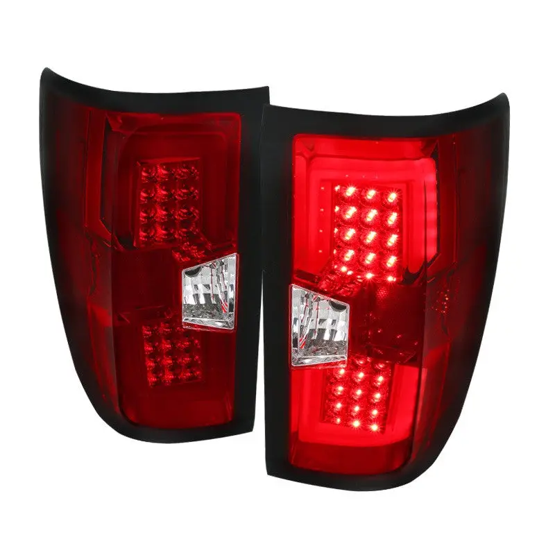 Spec-D 14-19 Chevrolet Silverado 2500Hd 350Hd Led Tail Lights Red 1