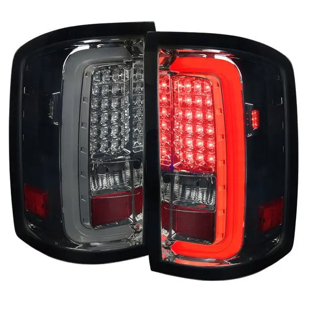 Spec-D 14-19 Gmc Sierra 250Hd 3500Hd Led Tail Lights Smoked 1