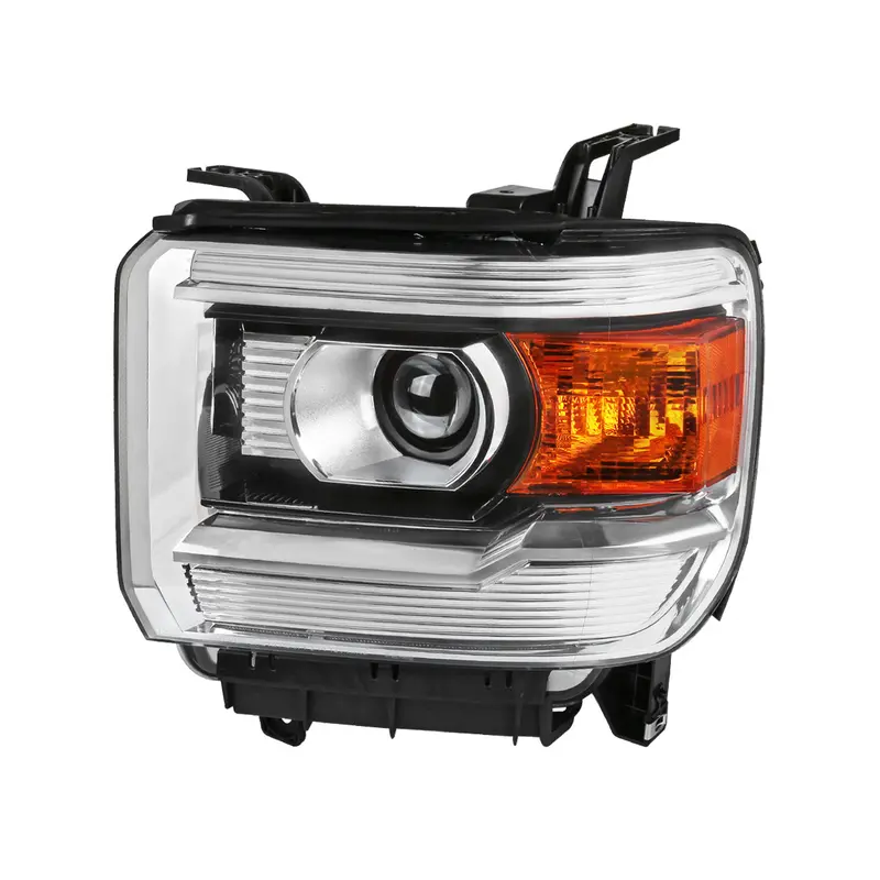 Spec-D 14-19 Gmc Sierra Driver Projector Chrome Replacement 1