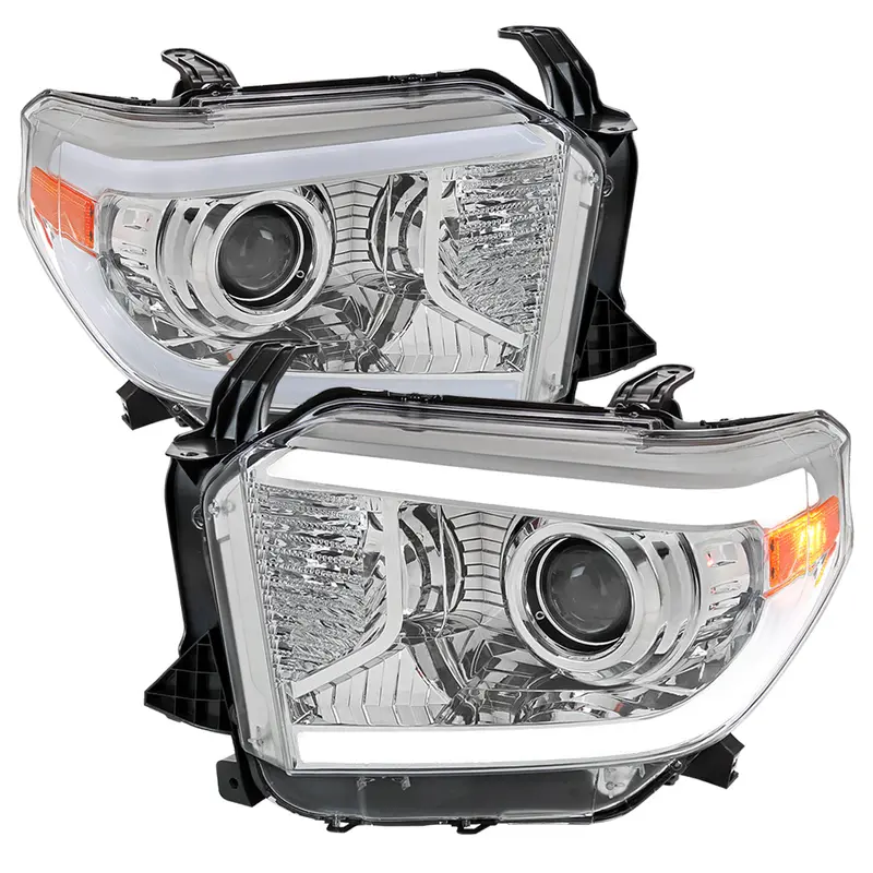 Spec-D 14-21 Toyota Tundra Led Projector Headlights Chrome 1