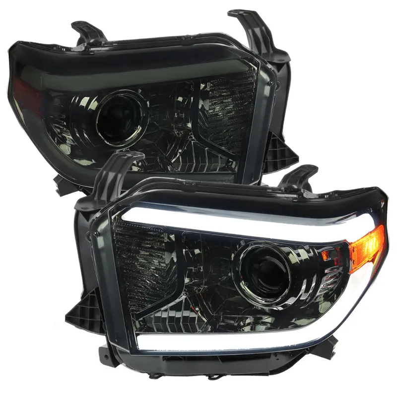 Spec-D 14-21 Tundra Led Projector Headlights Chrome/Smoked 1