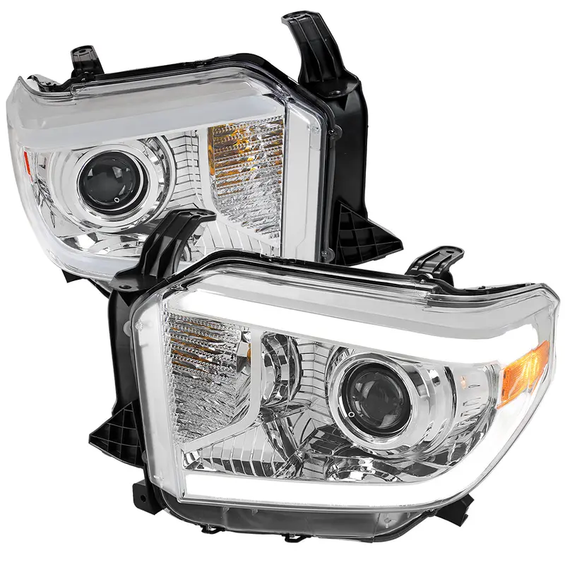Spec-D 14-21 Tundra Switchback Seq Led Projector Headlights Chrome 1