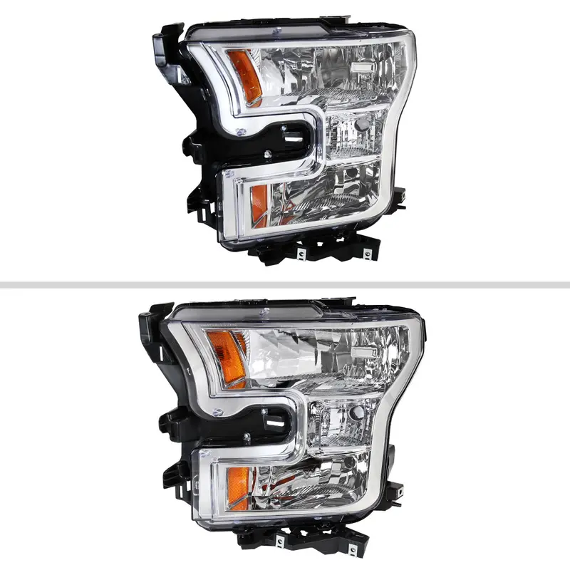 Spec-D 15-17 Ford F-150 Replacement Headlights Oem Style Chrome 2