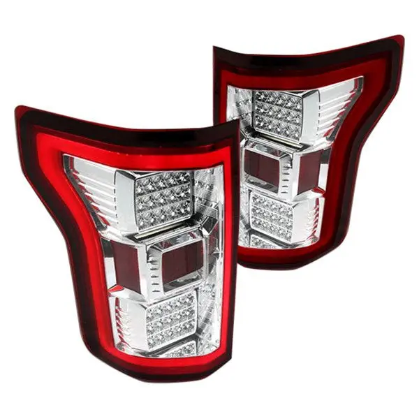 Spec-D 15-17 Ford F150 Led Tail Lights Red 1