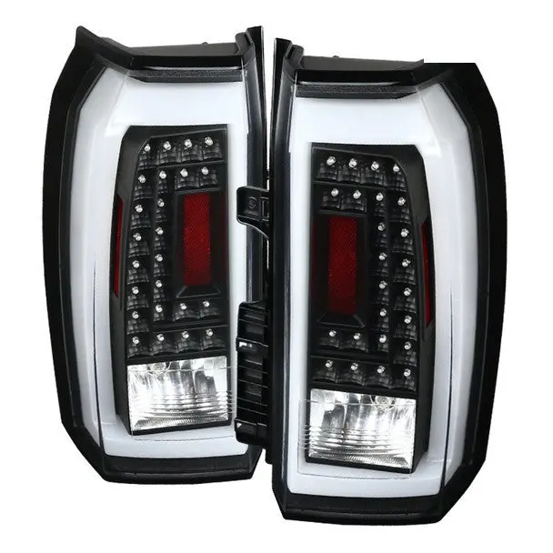 Spec-D 15-20 Chevrolet Tahoe Led Tail Lights Black 1