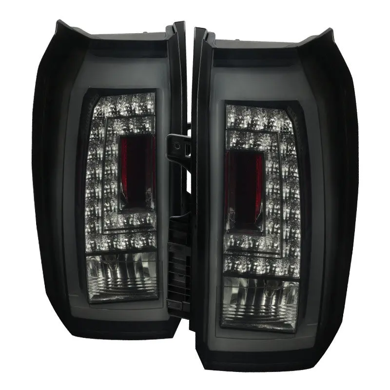 Spec-D 15-20 Gmc Yukon Denali Sle/Slt Black Tail Lights Smoked Lens 1