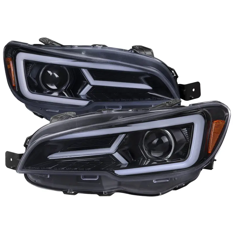 Spec-D 15-21 Subaru Impreza Wrx/Sti Bar Seq Gl Blk/ Smoked Headlights 1