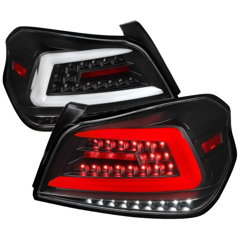 Spec-D 15-21 Subaru Wrx Tail Lights Sequential Led Black/Clear 1