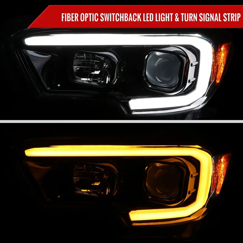 Spec-D 16-23 Tacoma Switchback Led Projector Headlights Gl Black 2