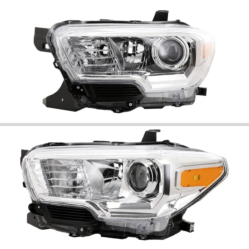 Spec-D 16-23 Toyota Tacoma Driver Replacement Projector Headlight Chrome 2