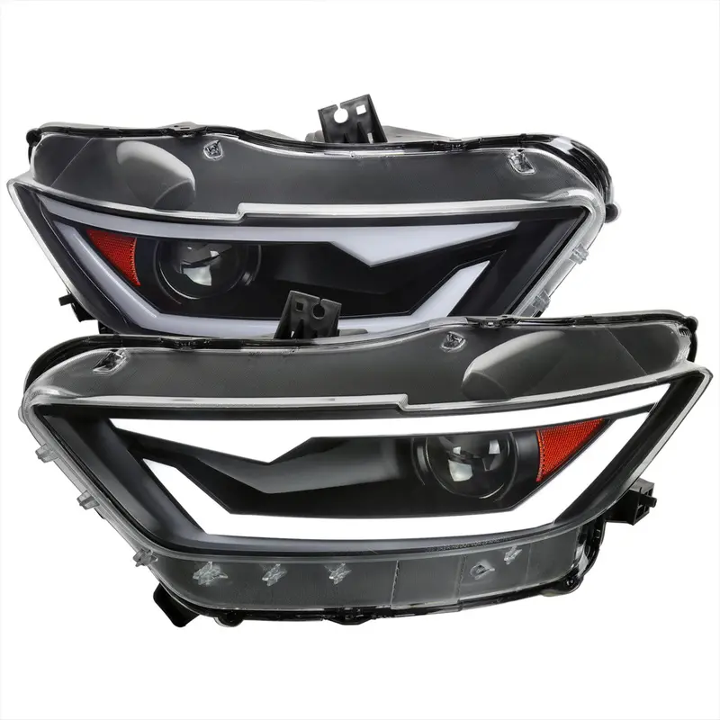 Spec-D 18-20 Mustang Shelby Projector Headlights Black Oem Hid 1