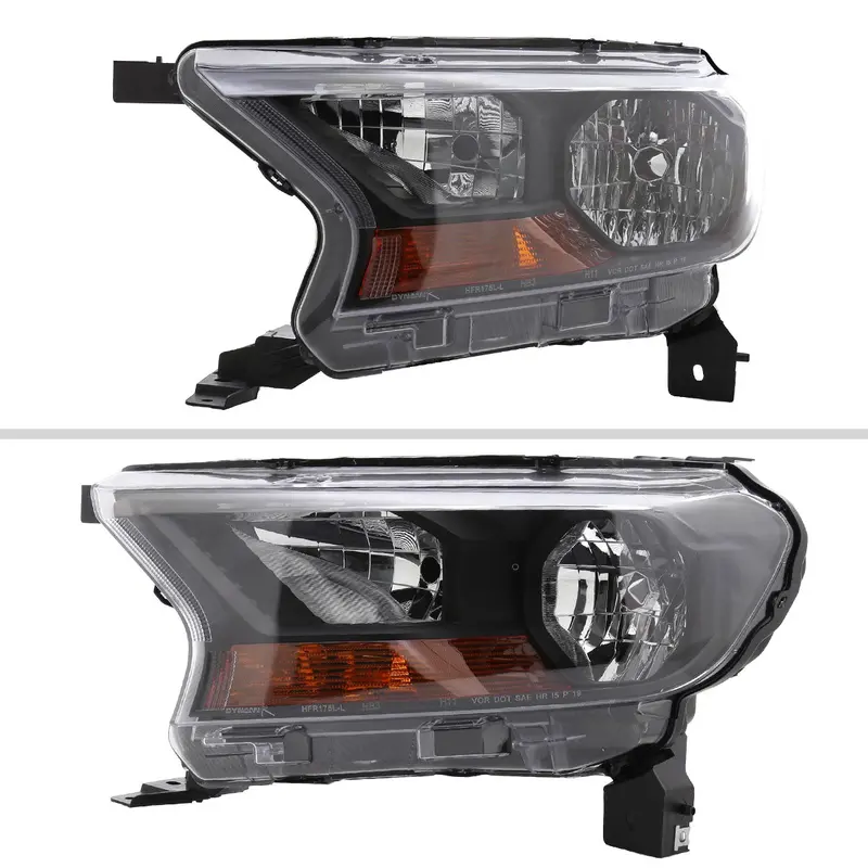 Spec-D 19-22 Ford Ranger Xl Xlt Headlights Oem Style Black 2