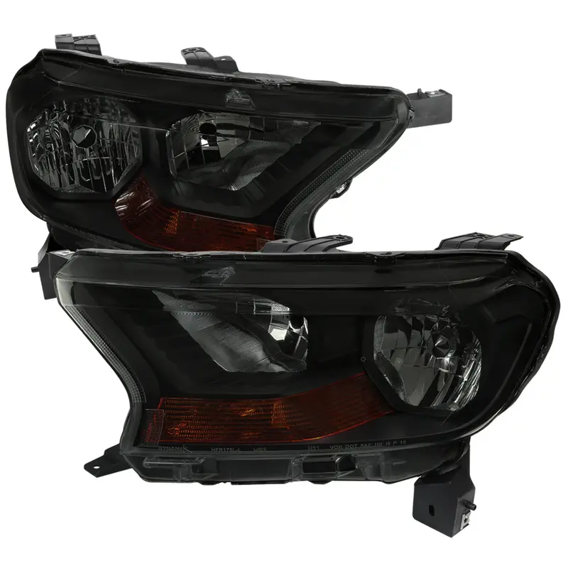 Spec-D 19-22 Ranger Xl/Xlt Oe Style Halogen Black /Smoked Headlights 1