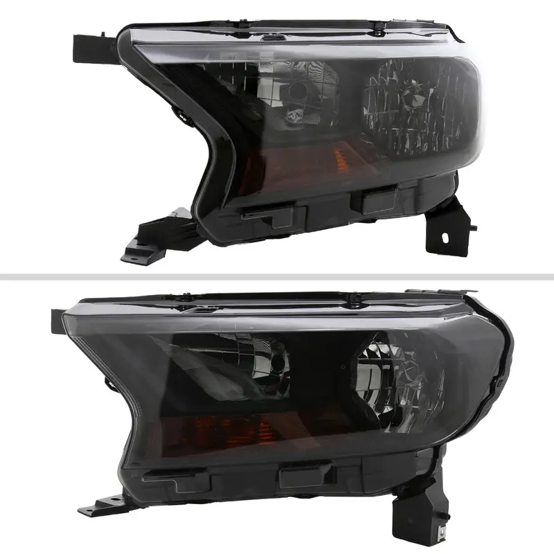 Spec-D 19-22 Ranger Xl/Xlt Oe Style Halogen Black /Smoked Headlights 2