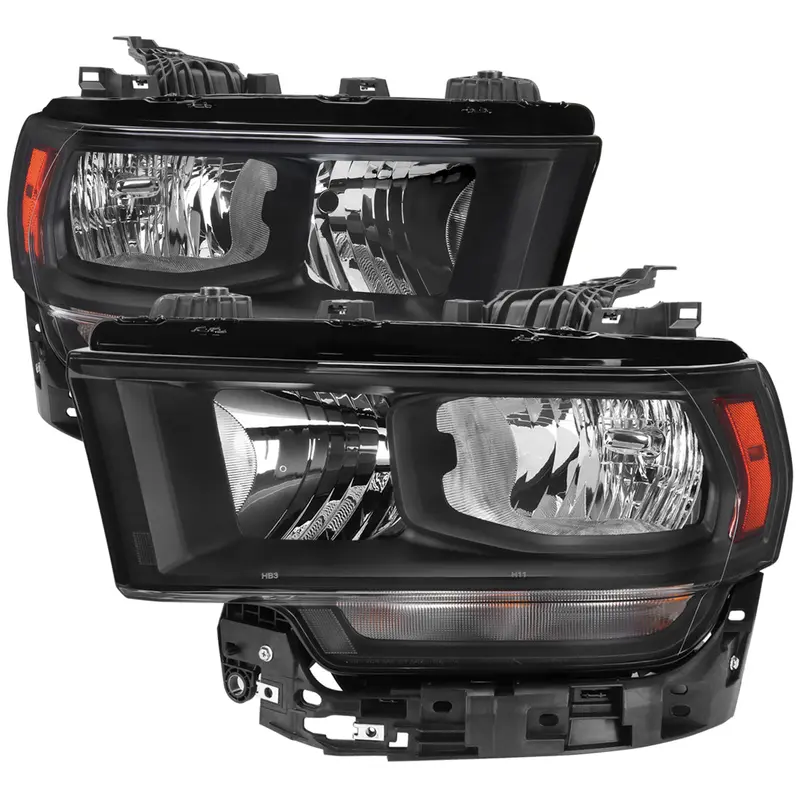 Spec-D 19-24 Ram 2500 3500 4500 5500 Headlights Oem Style Black 1
