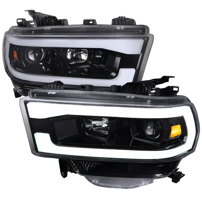 Spec-D 19-24 Ram 2500 3500 4500 5500 Tube Projector Headlights Black 1