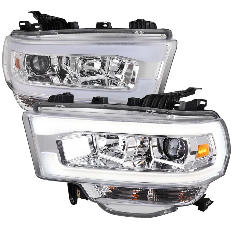 Spec-D 19-24 Ram 2500 3500 4500 5500 Tube Projector Headlights Chrome 1