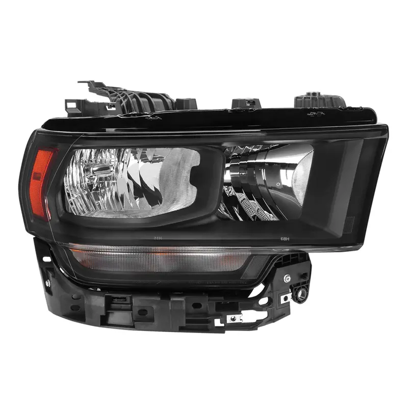 Spec-D 19-24 Ram 2500/3500 Passenger Headlight Black Replacement 1