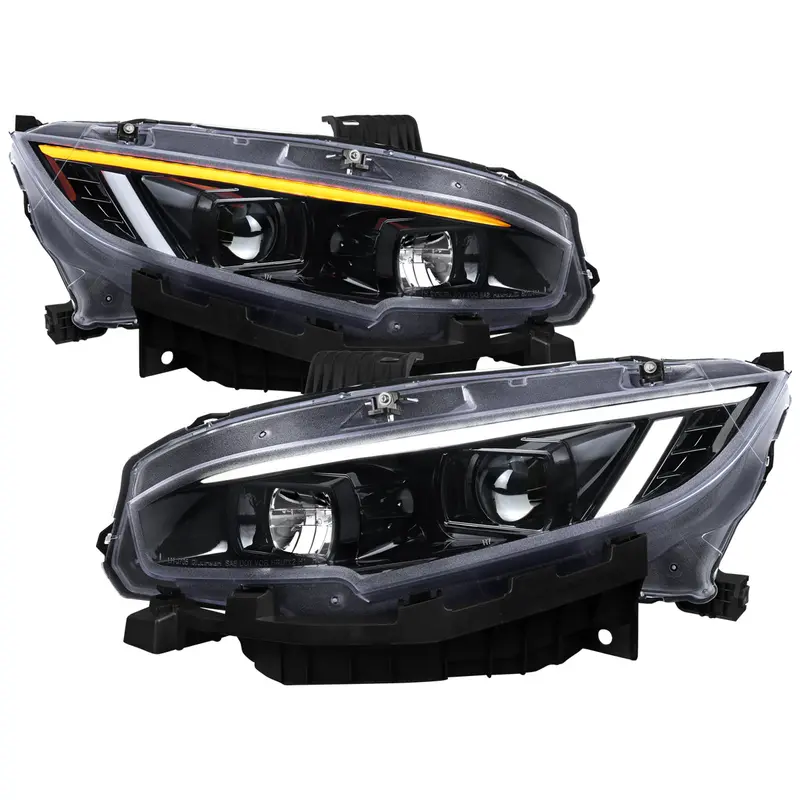 Spec-D 21-23 Ford F-150 Driver Headlight Oem Chrome Replacement 1