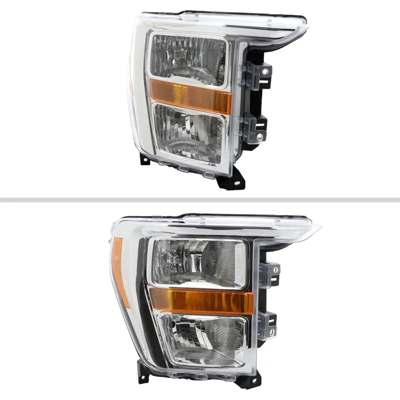 Spec-D 21-23 Ford F-150 Passenger Replacement Headlight Oem Style Chrome 2