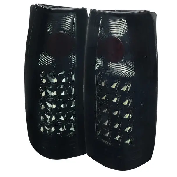 Spec-D 88-00 Chevy Gmc C/K Tahoe Yukon Led Tail Lights Smoked 1
