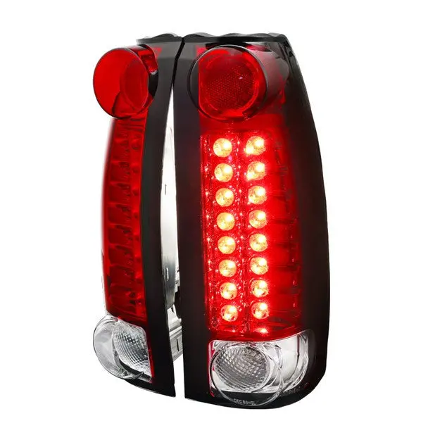 Spec-D 88-00 Chevy Gmc Silverado Sierra Led Tail Lights Red 1