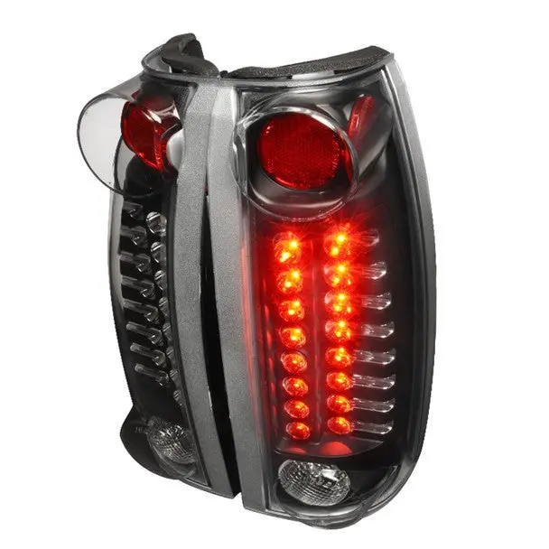 Spec-D 88-00 Chevy Gmc Silverado Sierra Led Tail Lights Smoked 1