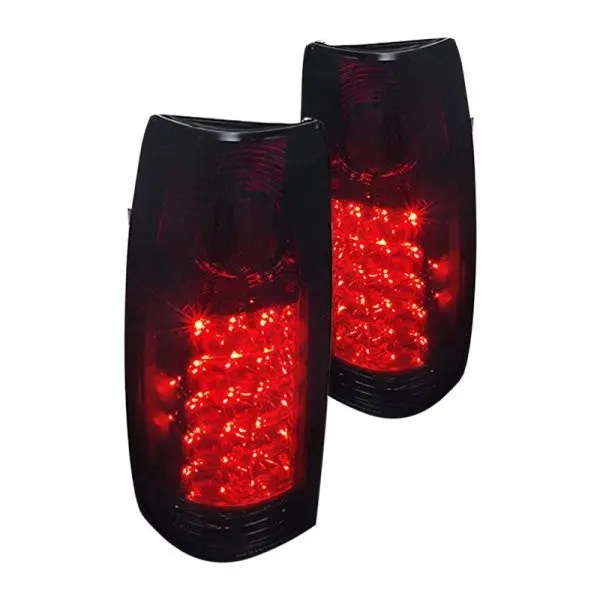 Spec-D 88-98 Chevrolet C10 Led Tail Lights Smoked Red Lens 1