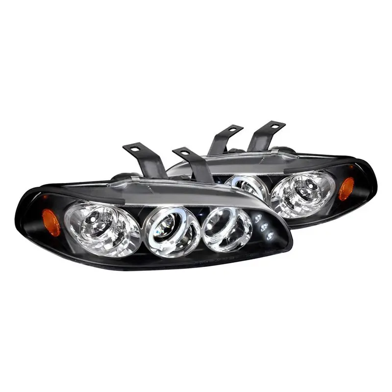 Spec-D 92-95 Honda Civic 2/3Dr Halo Projector Headlights Black 1