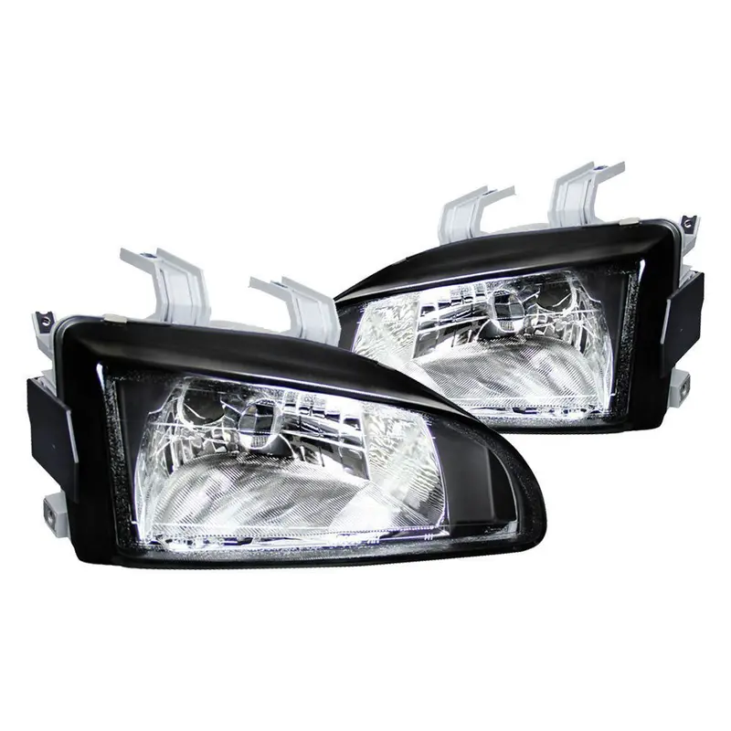 Spec-D 92-95 Honda Civic Headlights Oem Style Matte Black 1