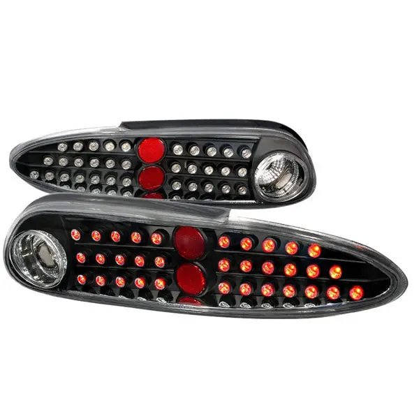 Spec-D 93-02 Chevy Camaro Led Tail Lights Black 1