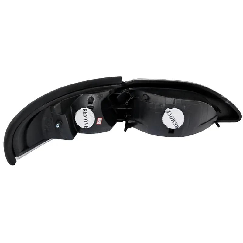 Spec-D 94-98 Ford Mustang 1Pc Crystal Headlights Chrome/Smoked 2