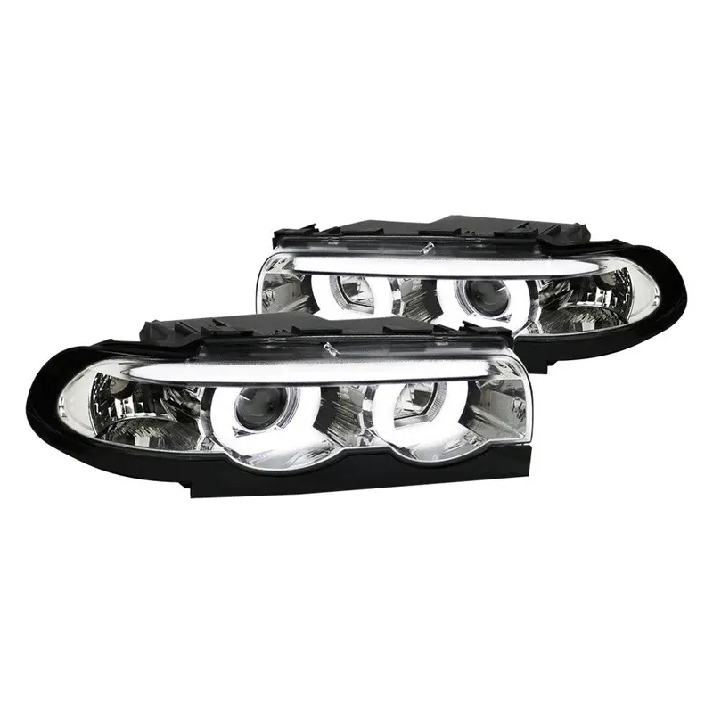 Spec-D 95-01 Bmw E38 7 Series Projector Headlights Chrome 1