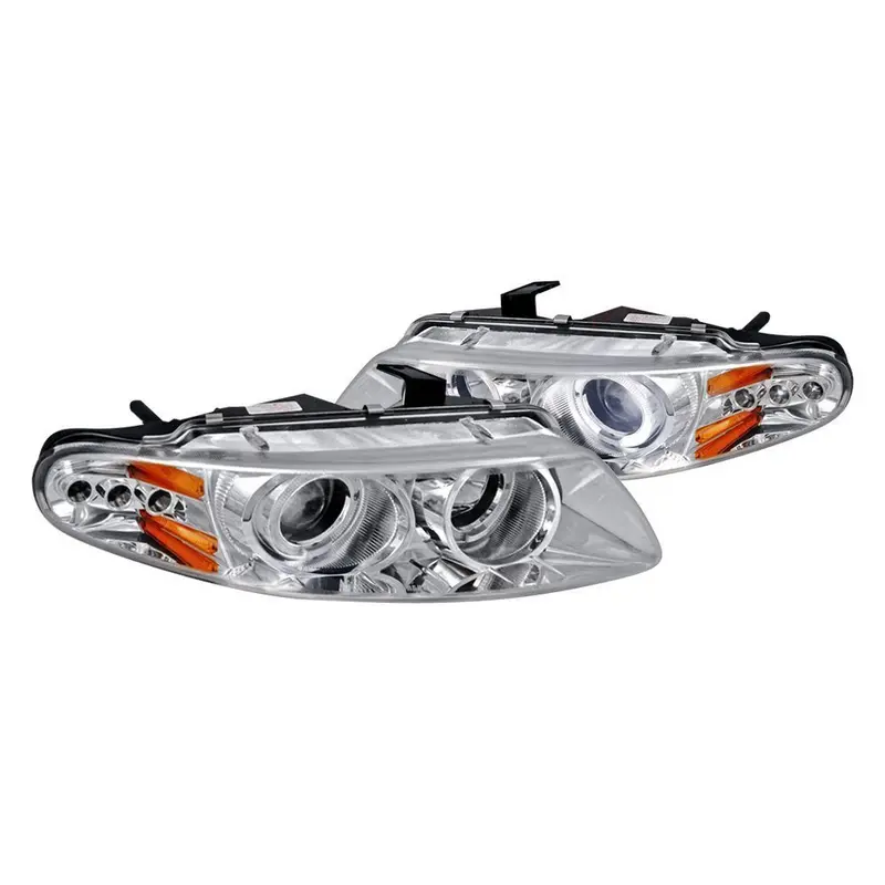 Spec-D 97-00 Dodge Avenger Sebring Halo Projector Headlights Chrome 1