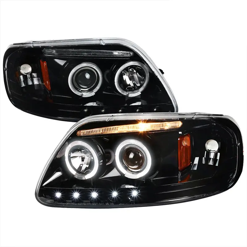 Spec-D 97-03 Ford F150 Projector Headlights Led Black 1