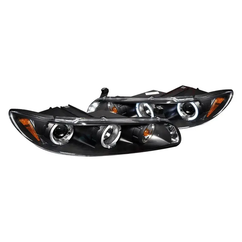 Spec-D 97-03 Pontiac Grand Prix Halo Projector Headlights Black 1