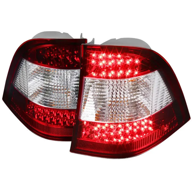 Spec-D 98-01 Mercedes M-Class Mercedes W163 Led Tail Lights Red 1