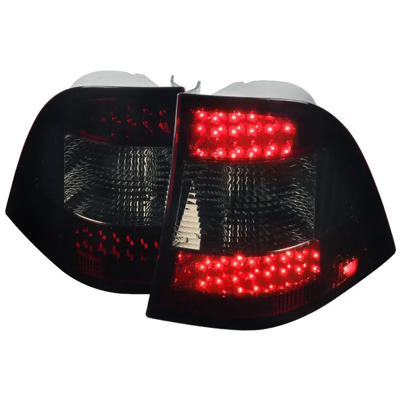 Spec-D 98-01 Mercedez M Class W163 Chrome Tail Lights Red Smoked 1