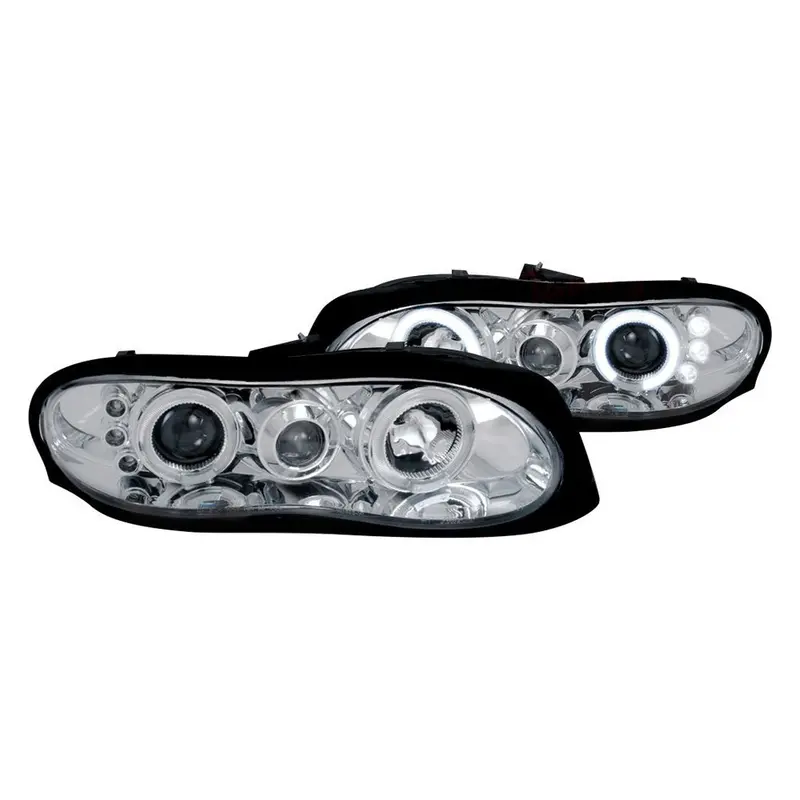Spec-D 98-02 Chevy Camaro Halo Projector Headlights Chrome 1